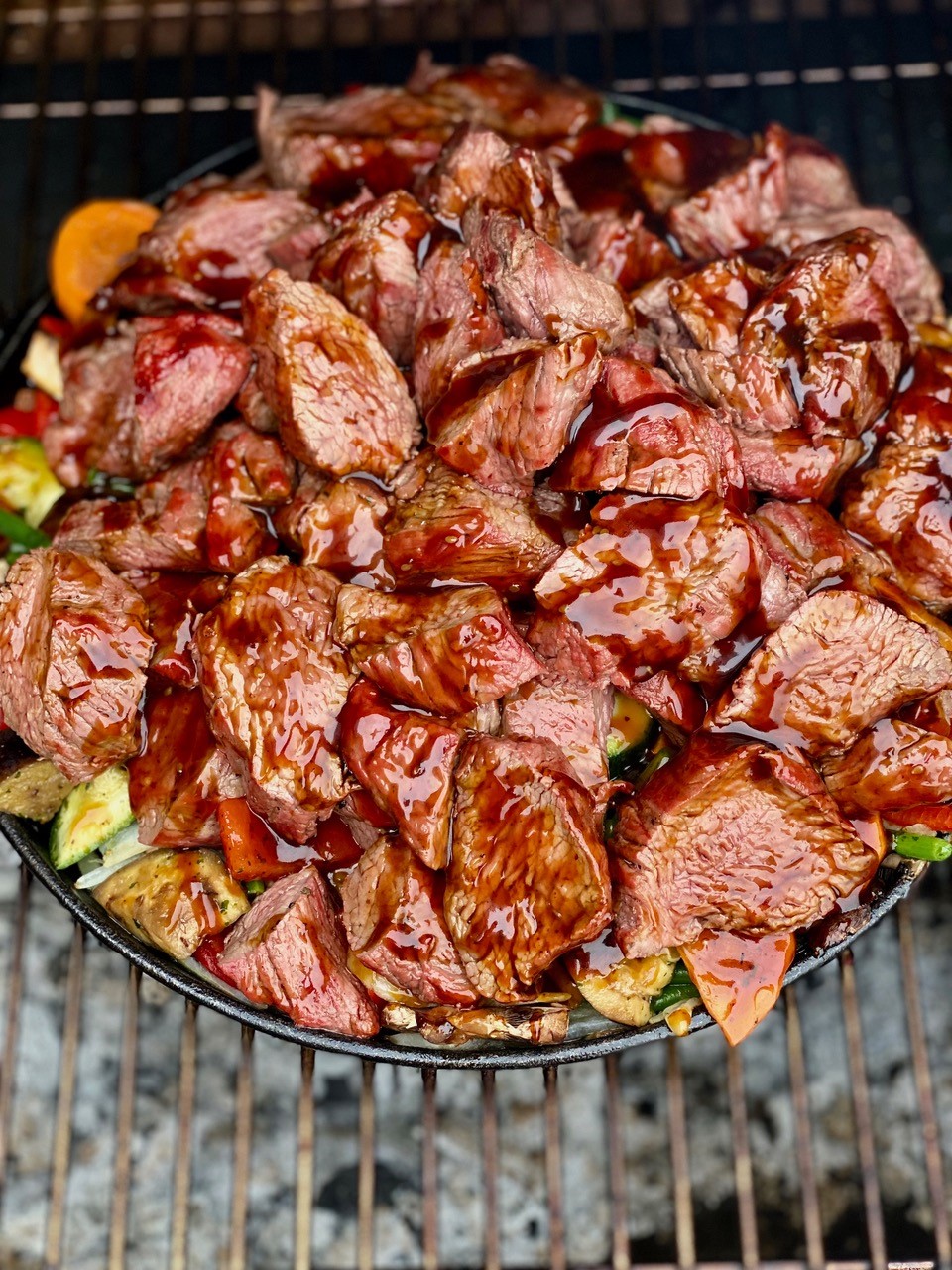 Eten van de BBQ