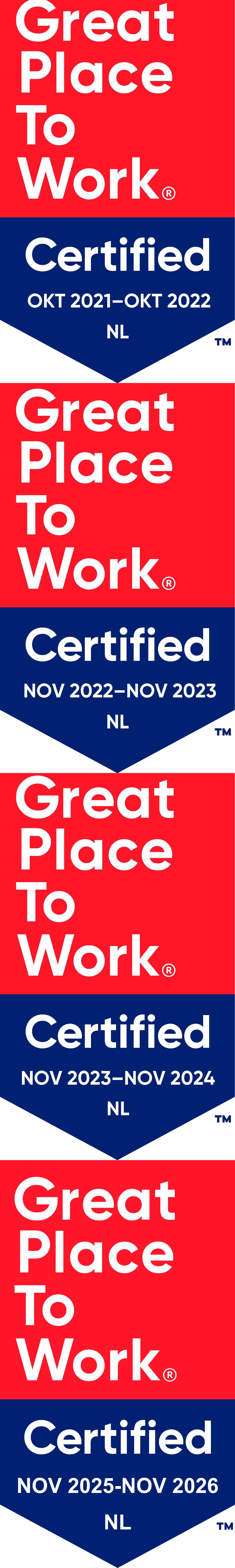 Great Place to Work certificaat