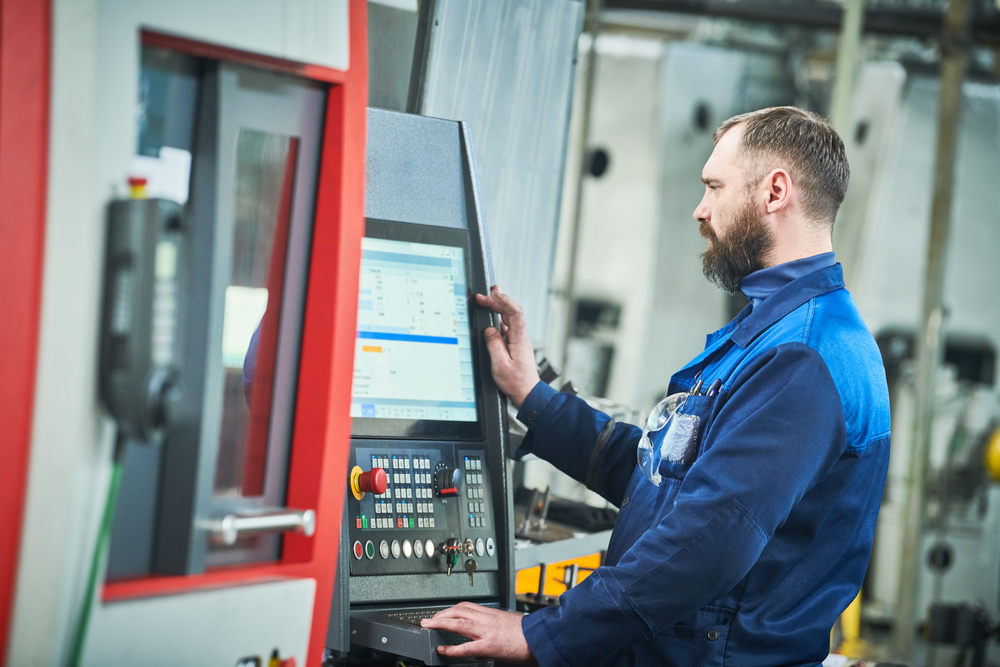 Afscherming, vergrendeling en ergonomie op een industriële machine