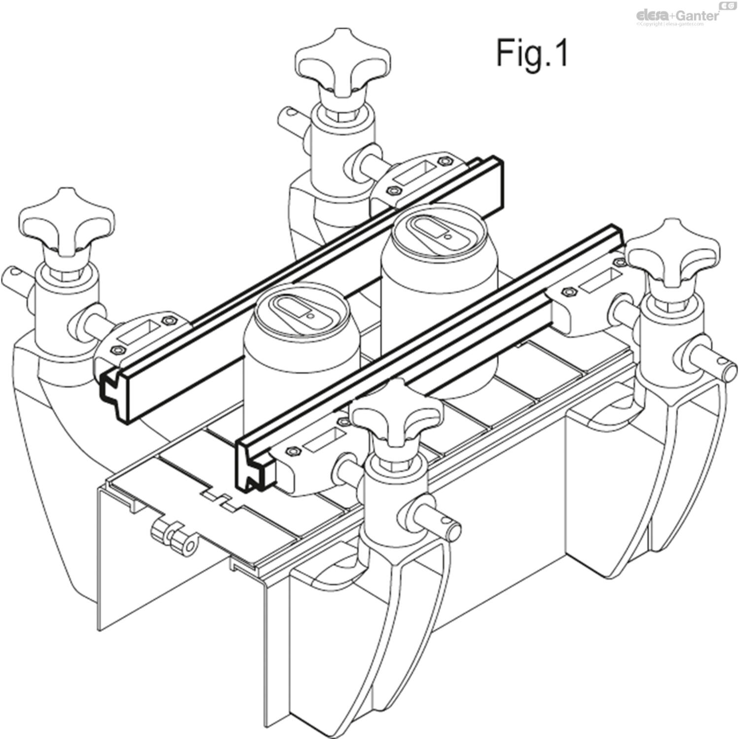 GLP-12 Lineaire geleide rail, richel 12 mm