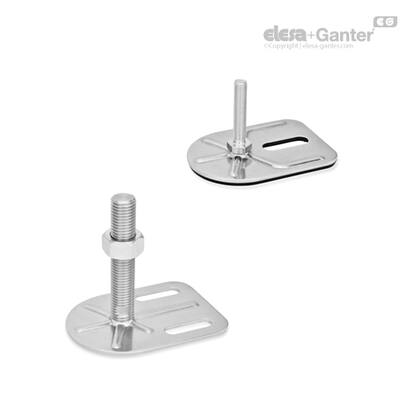 GN 43-rectangular shape Stelvoeten, stelelementen
