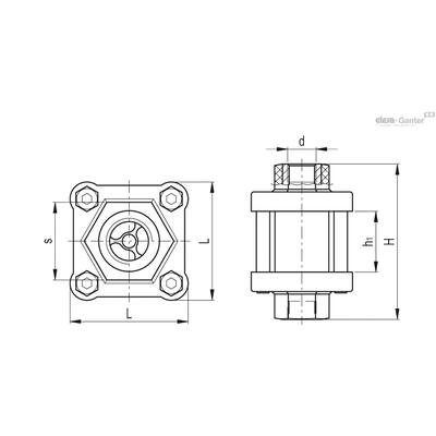 HVF. (NPT 3/4 - 1)